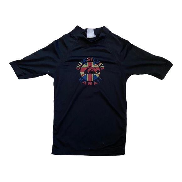 Quiksilver Other - Boys Black Quiksilver Rashguard Size 5